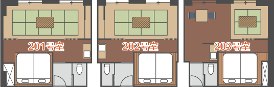 箱根の眺望を満喫/201・202・203