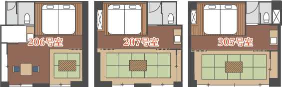 リーズナブルなご宿泊に/206・207・305