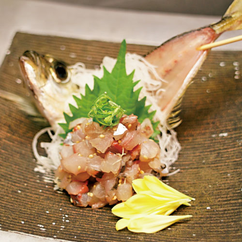 地鯵のたたき